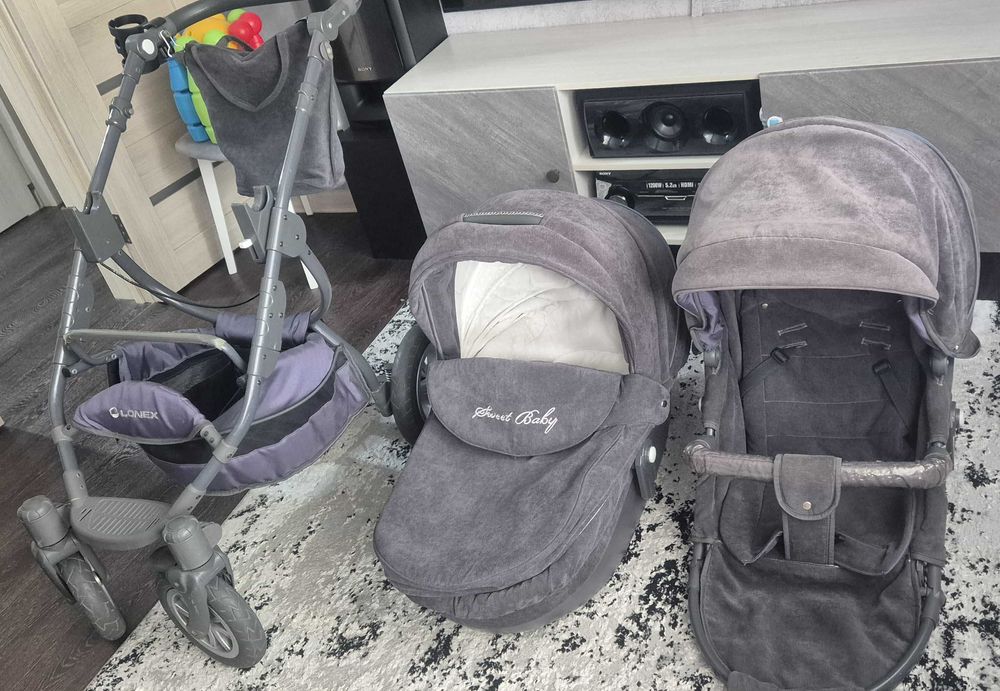 Польская коляска Lonex 2 в 1 Sweet Baby