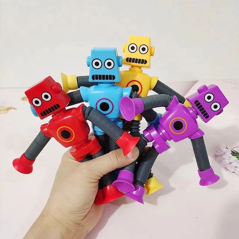 Телескопическая игрушка робот/ Развивающая игрушка/ Подарки на 8 марта