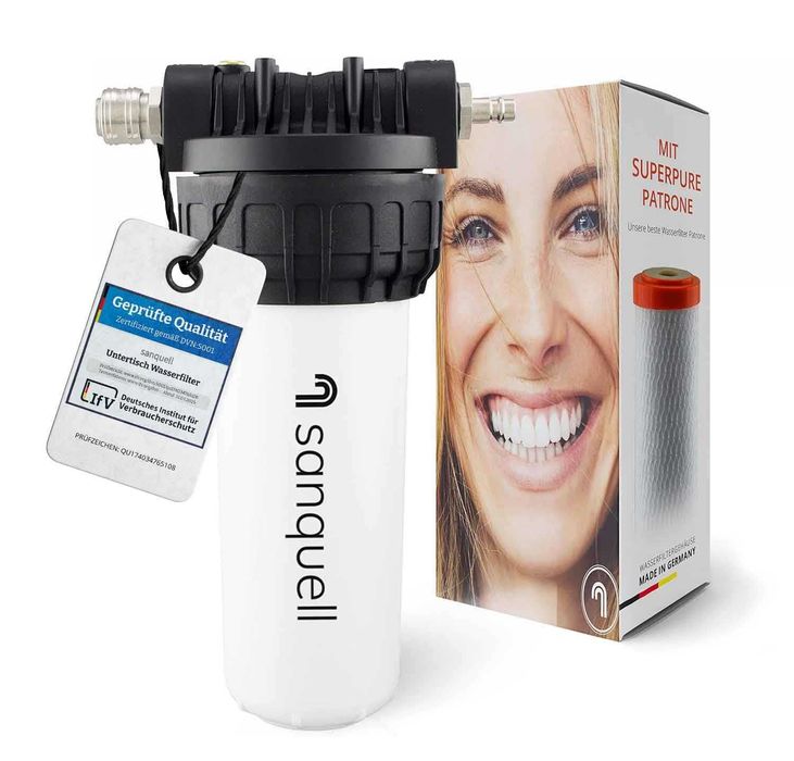 Filtru apa Sanquell sub chiuveta 8 litri pe minut Made in Germany