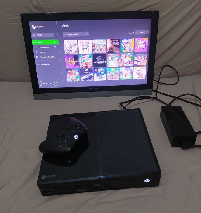 Xbox One 500gb все работает