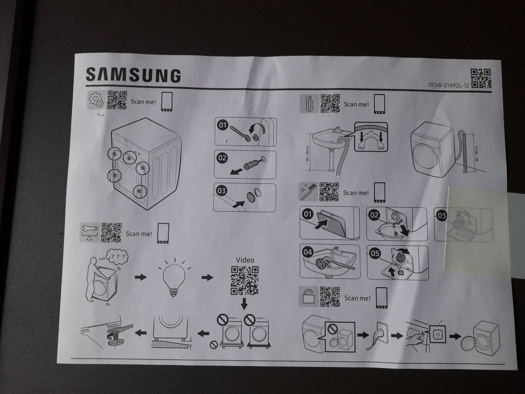 Пералня със сушилня Samsung WD8NK52E0ZX