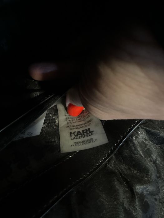 Geanta piele Karl Lagerfeld