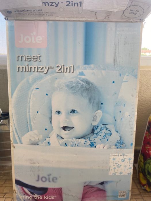 Scaun de masă Joie Mimzi 2 in 1 pentru bebelusi