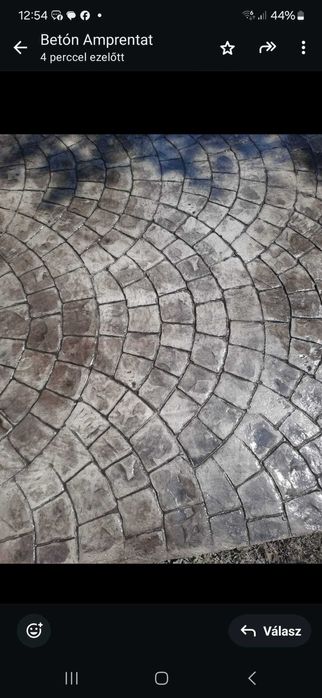 #beton amprentat si elicopterizat# pavaj din beton amprentat