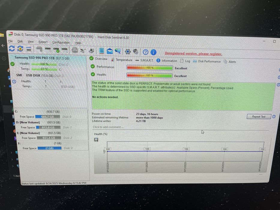 Ssd M.2 Samsung 990 PRO si Sandisk Extreme Pro