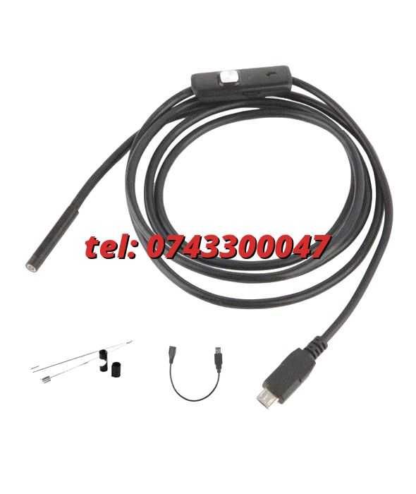 Endoscop  Camera Endoscopica Flexibila Pt Telefon Si Pc