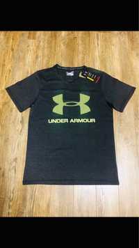 Американская фирменная футболка UNDER ARMOUR RINNING GREEN ORIGINAL
