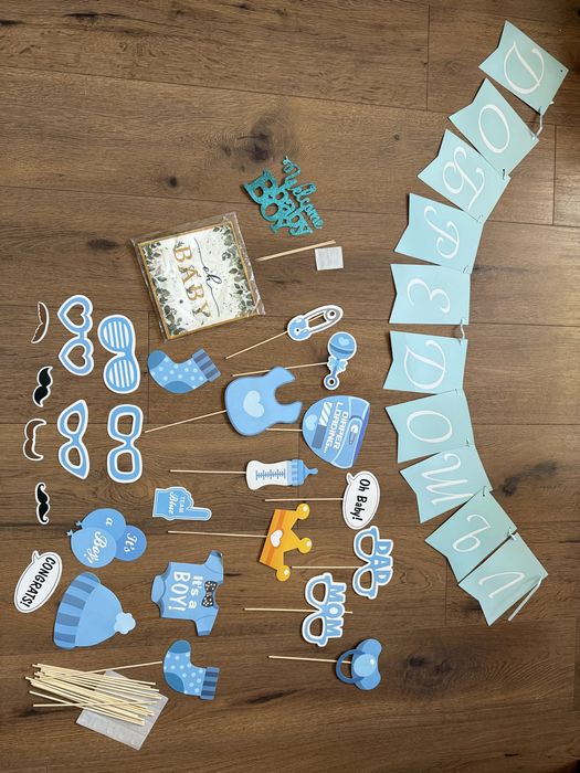 Украса за посрещане на бебе добре дошъл