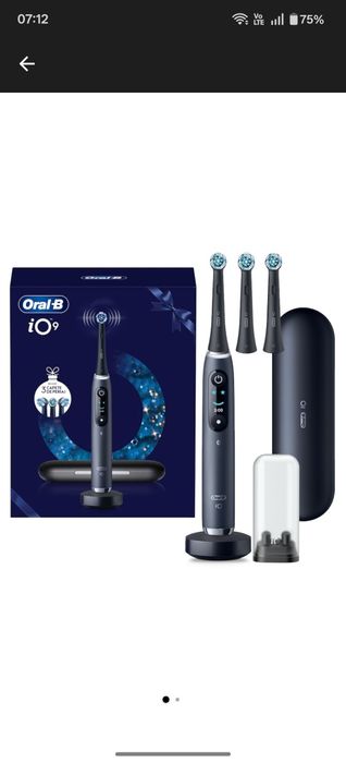 Oral B iO9 с 2 резервни накрайници, Нов, Неразопакован с 2г Гаранция