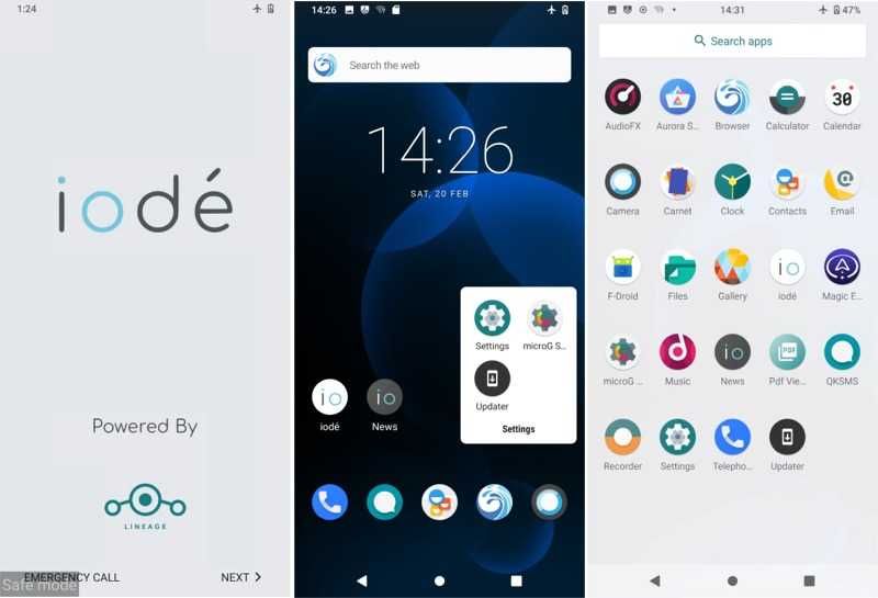 Instalez IodeOS - Google Pixel 3 , 4, 5 - 9 - Google-free Android