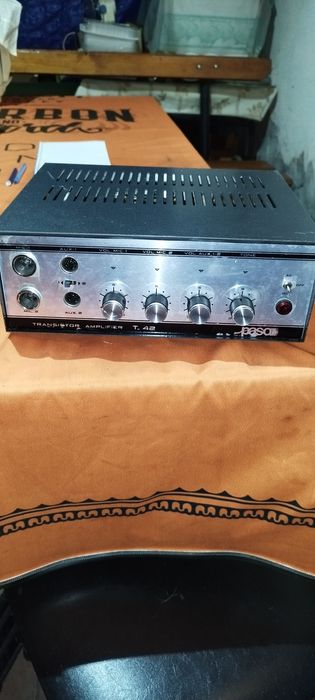 Paso тонколони, усилвател, микрофон