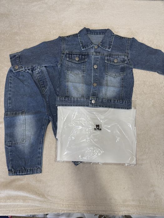 Боллар учун тройка джынсовый