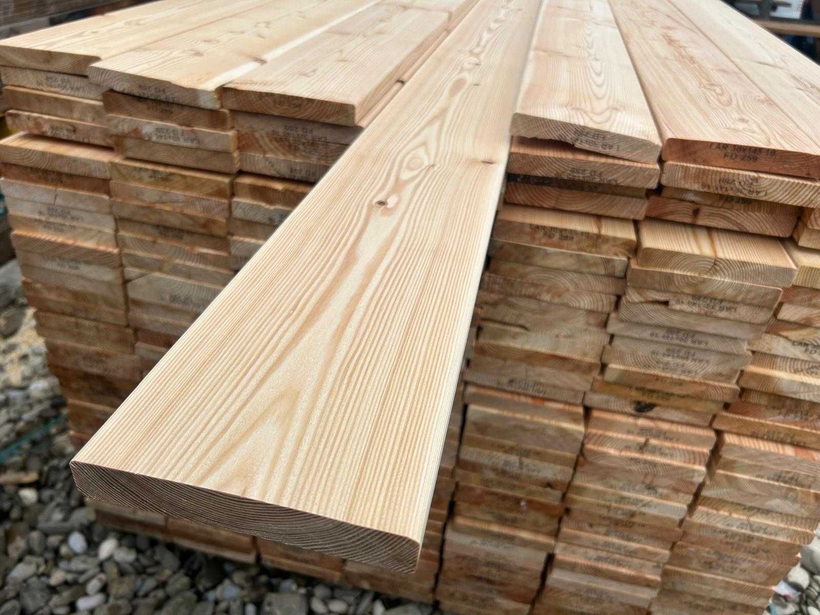 Deck suprafata lisa – Larice Canadian – Natur – 22x140x3000mm