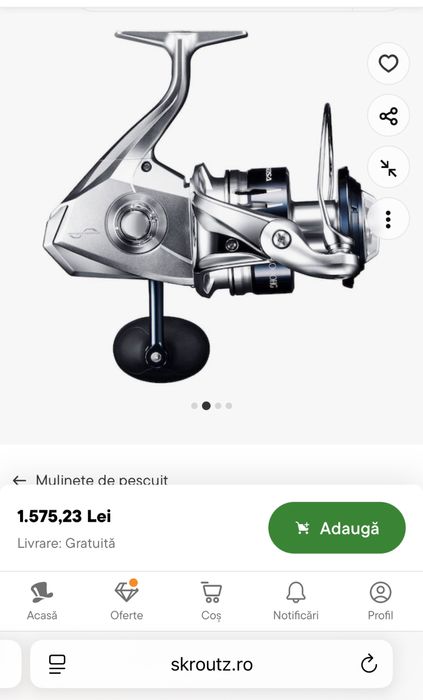 Shimano saragosa 8000 hg mulineta