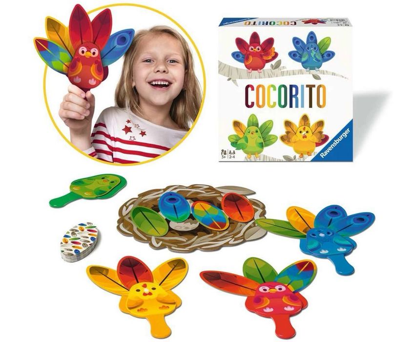 Ravensburger Cocorito – настолна игра (отлично състояние)