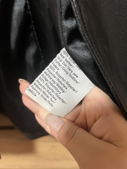 Geaca lunga piele naturala TCM