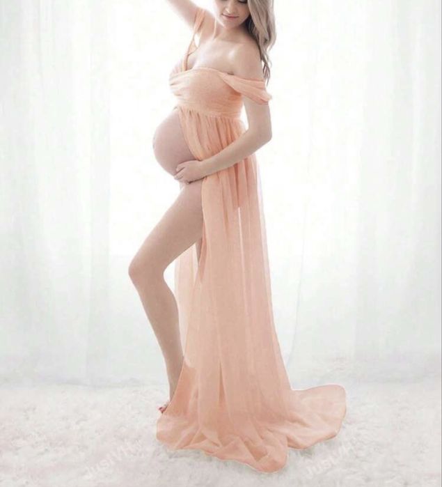 Рокля за бременни за фотосесия