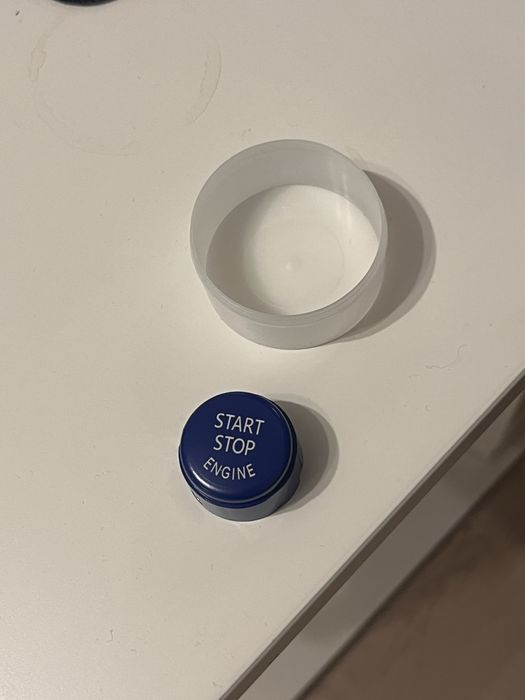 Бутон за старт стоп BMW f серия син