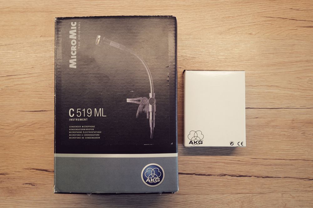 AKG MicroMic C 519 ML microfon nou instrument suflat +B29L sursa