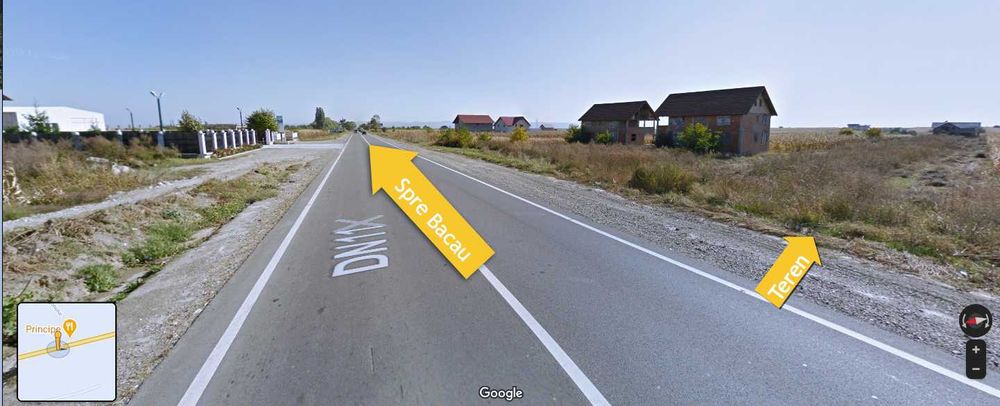 Teren 4800m2 Luizi Calugara Bacau DN 11 vis a vis de Piscina Principe