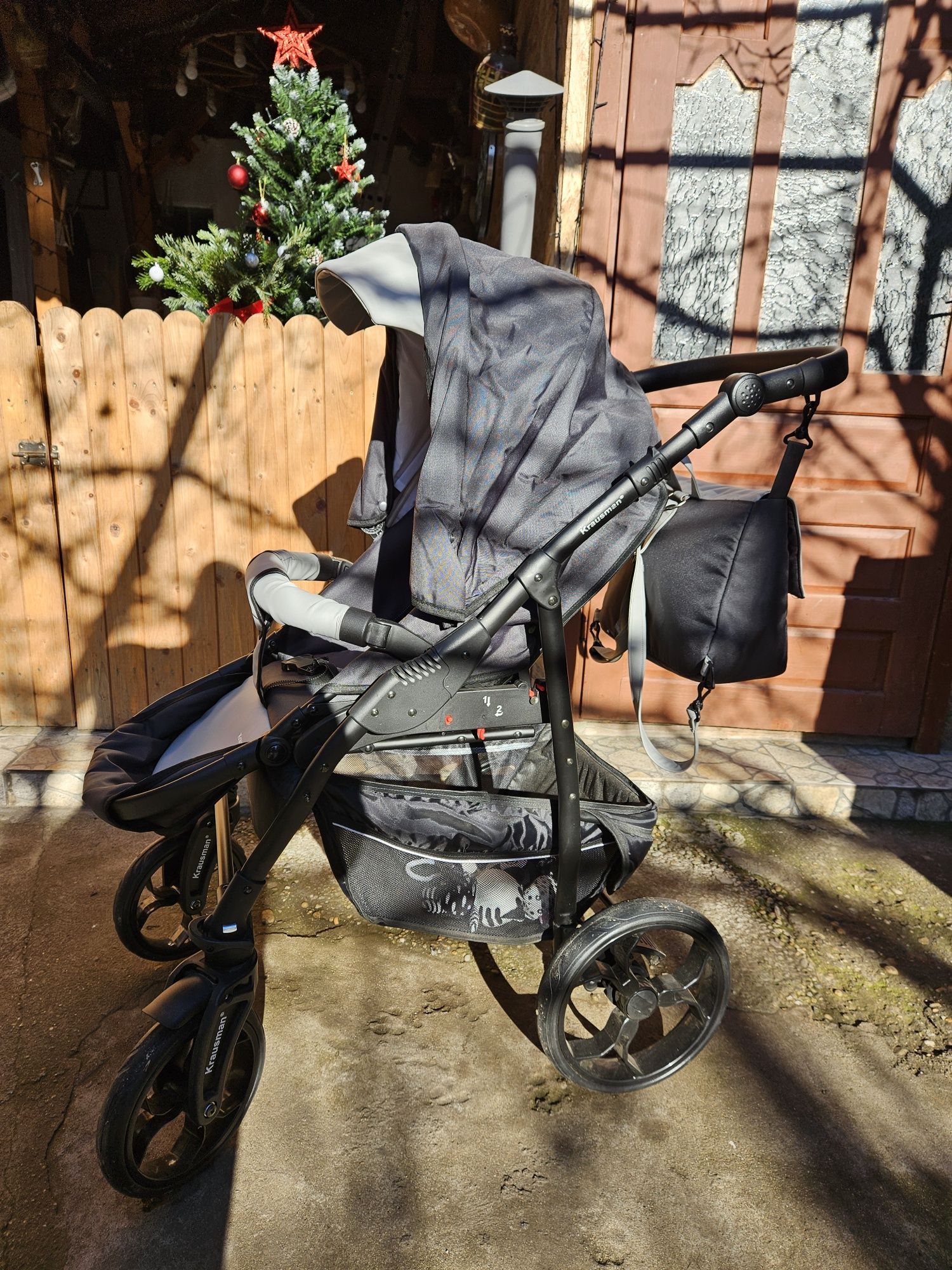 Vând cărucior Krausman Combo Max Grey