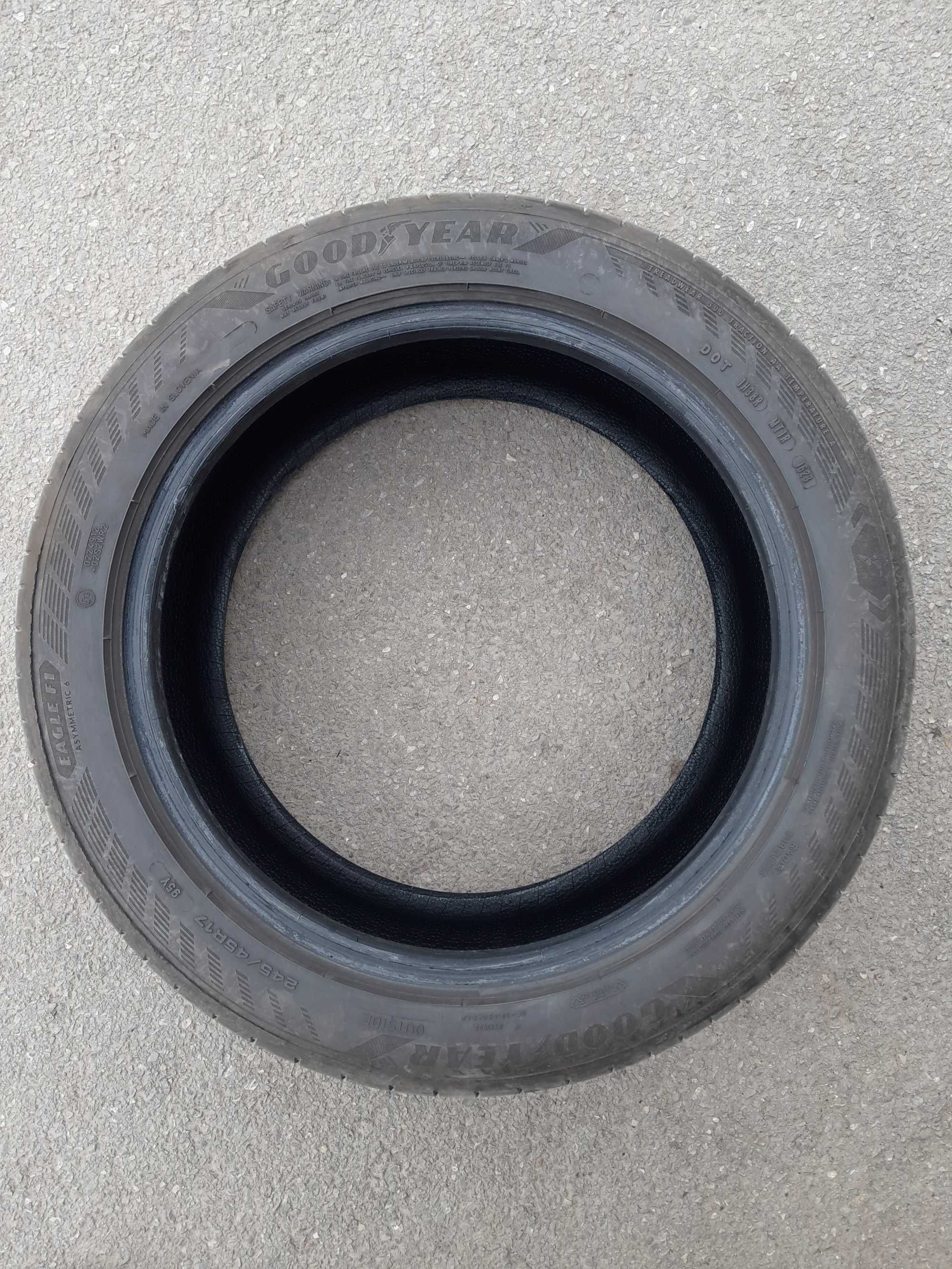 245/45R17 95Y GOOD YEAR Eagle F1 Asymmetric 6  DOT 1623 1 бр.