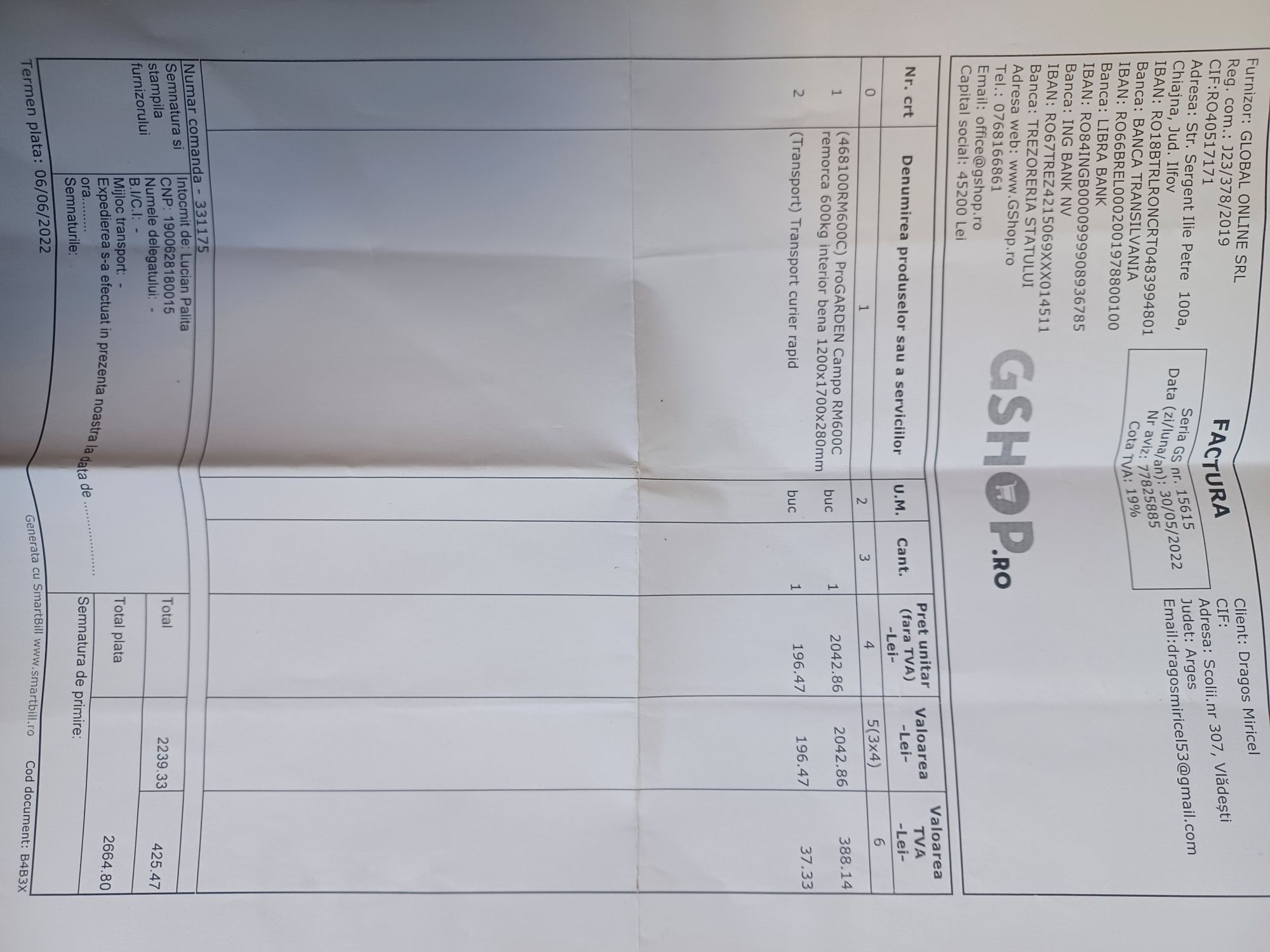 Motocultor ProGarden de 18 hp cu diferentiall+remorca și ustensile