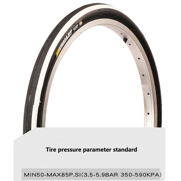 Велосипедна гума KENDA Ksmart (20 x 1.35) (32-406) Черна/Бели ленти