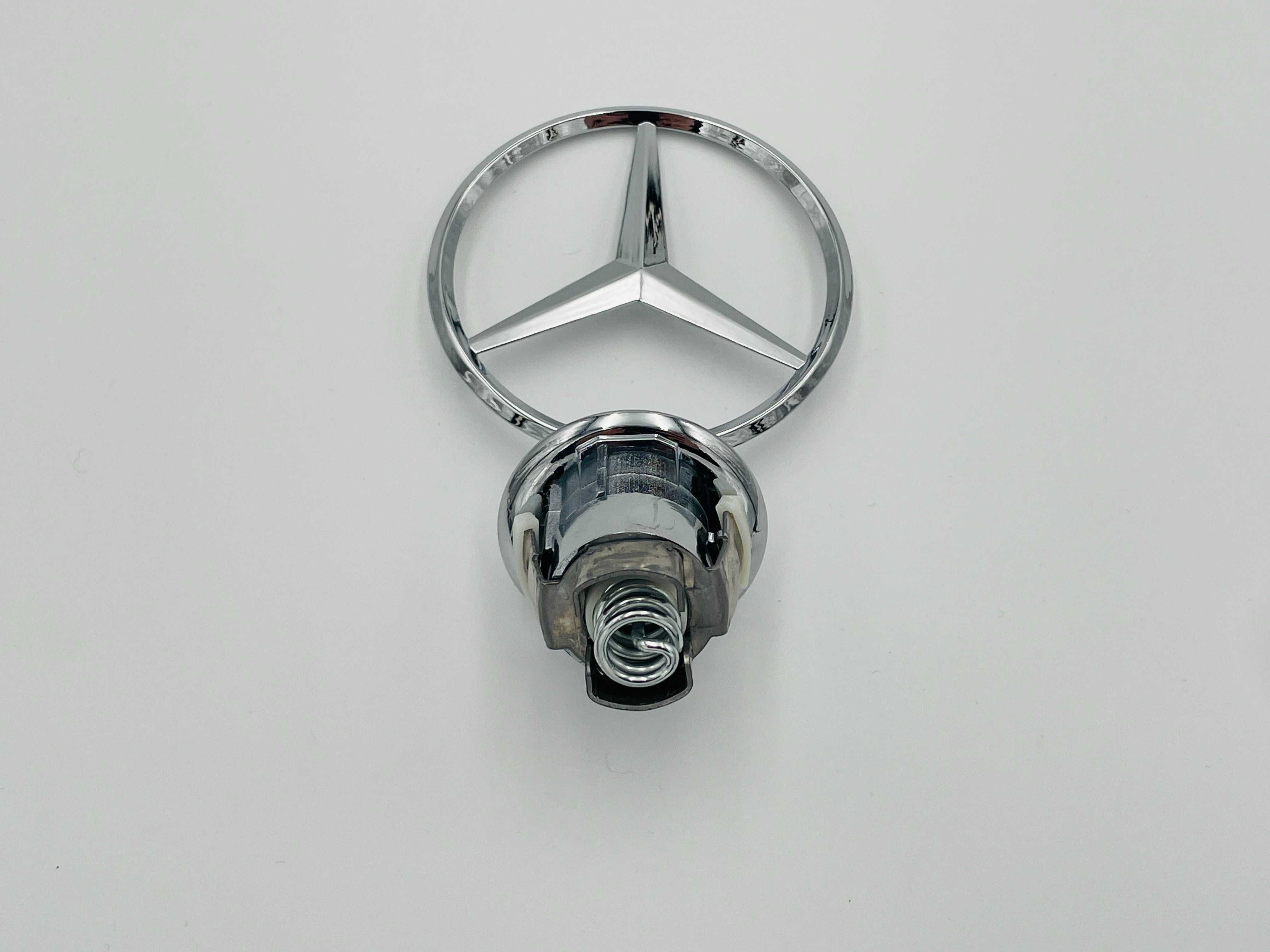 Emblema capota compatibila Mercedes crom/negru