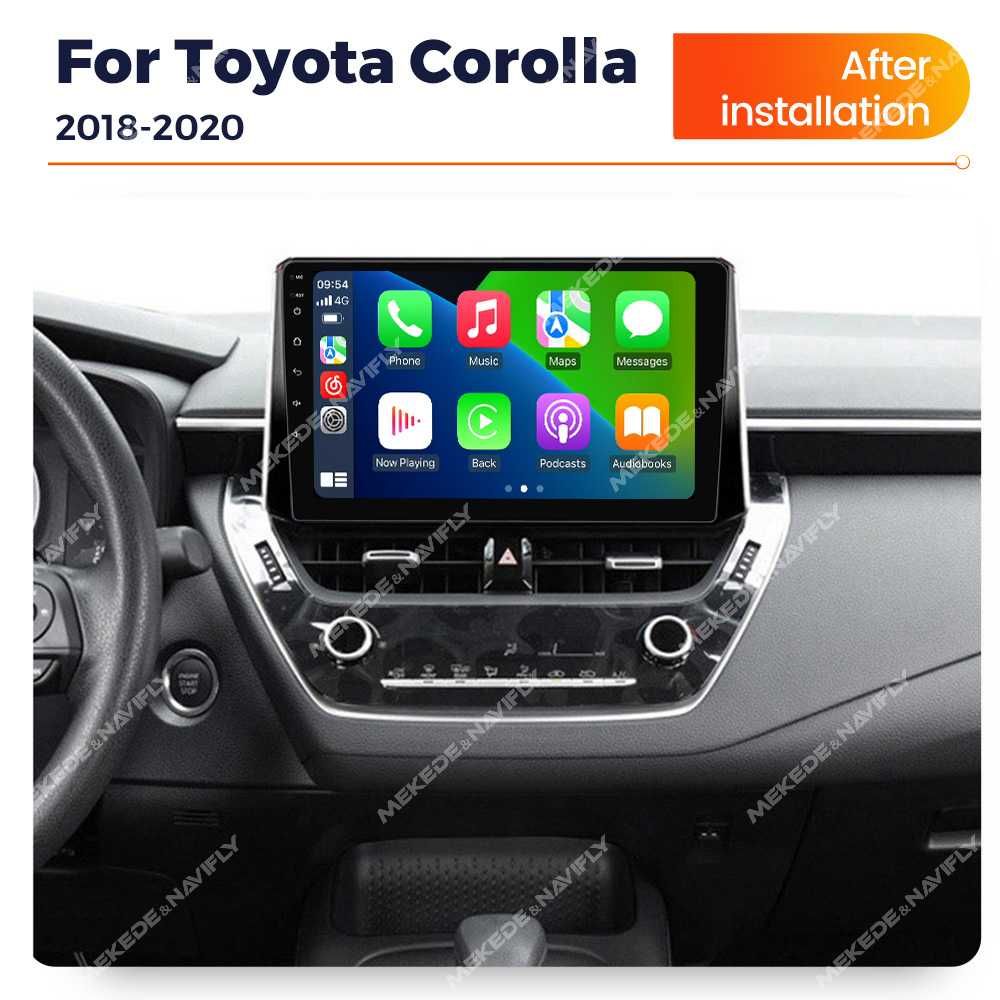 NAVIGATIE ANDROID 14 Toyota COROLLA 2018 - 2020 1/8 Gb CarPlay