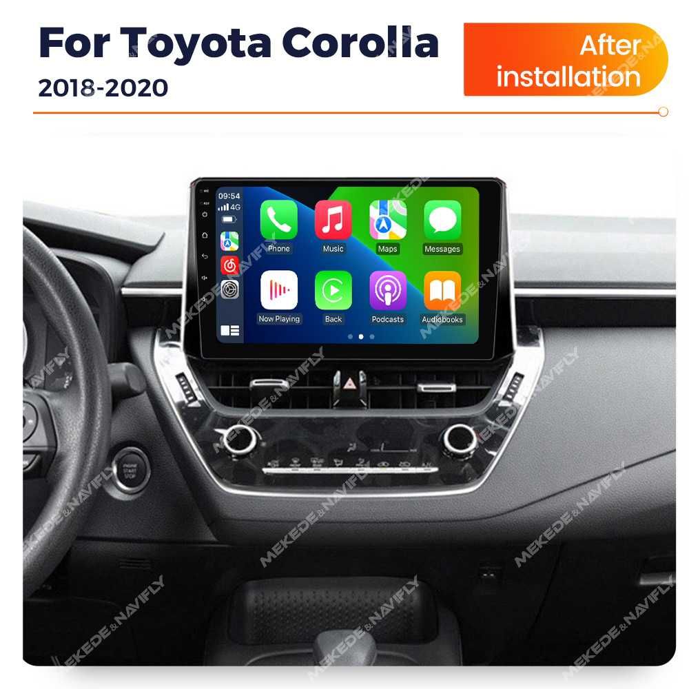 NAVIGATIE ANDROID 13 Toyota COROLLA / RAV 4 2018 - 2020 1/8 Gb CarPlay