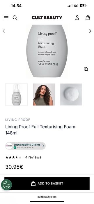 Living Proof Texturizing Foam