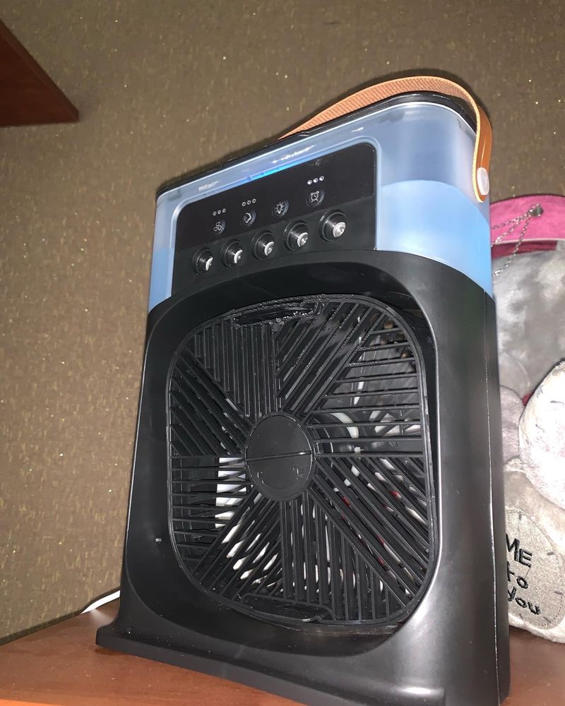 Увлажнитель воздуха  Мини кондиционер вентилятор увлажнитель ночник