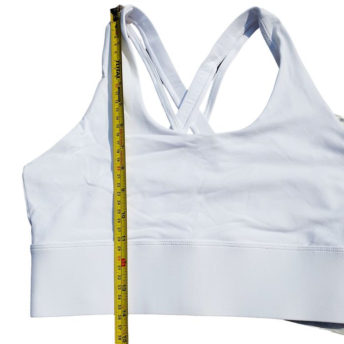 Bustiera noua 42-46, XXL, pentru sport, alb, masura