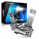 Set 2 Becuri LED Auto Novsight 9005 HB3 Canbus 90W/set 6500K ALB