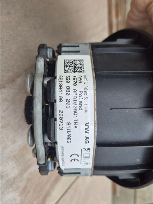 Airbag vw passat b8, vw golf 7