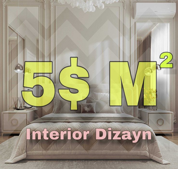Interior Dizayn 70% chegirma