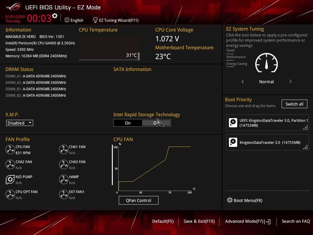 Дъно Дънна платка ASUS ROG Maximus IX Hero Z270 1151 DDR4 OVERCLOCK