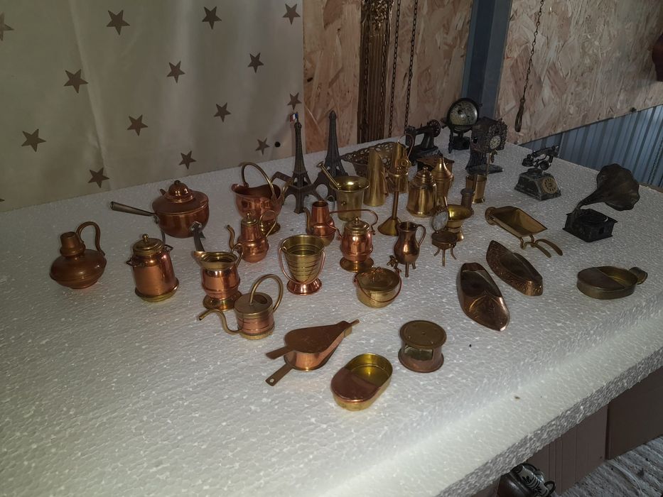 Miniaturi din bronz alamă cupru antimoniu ascuțitori