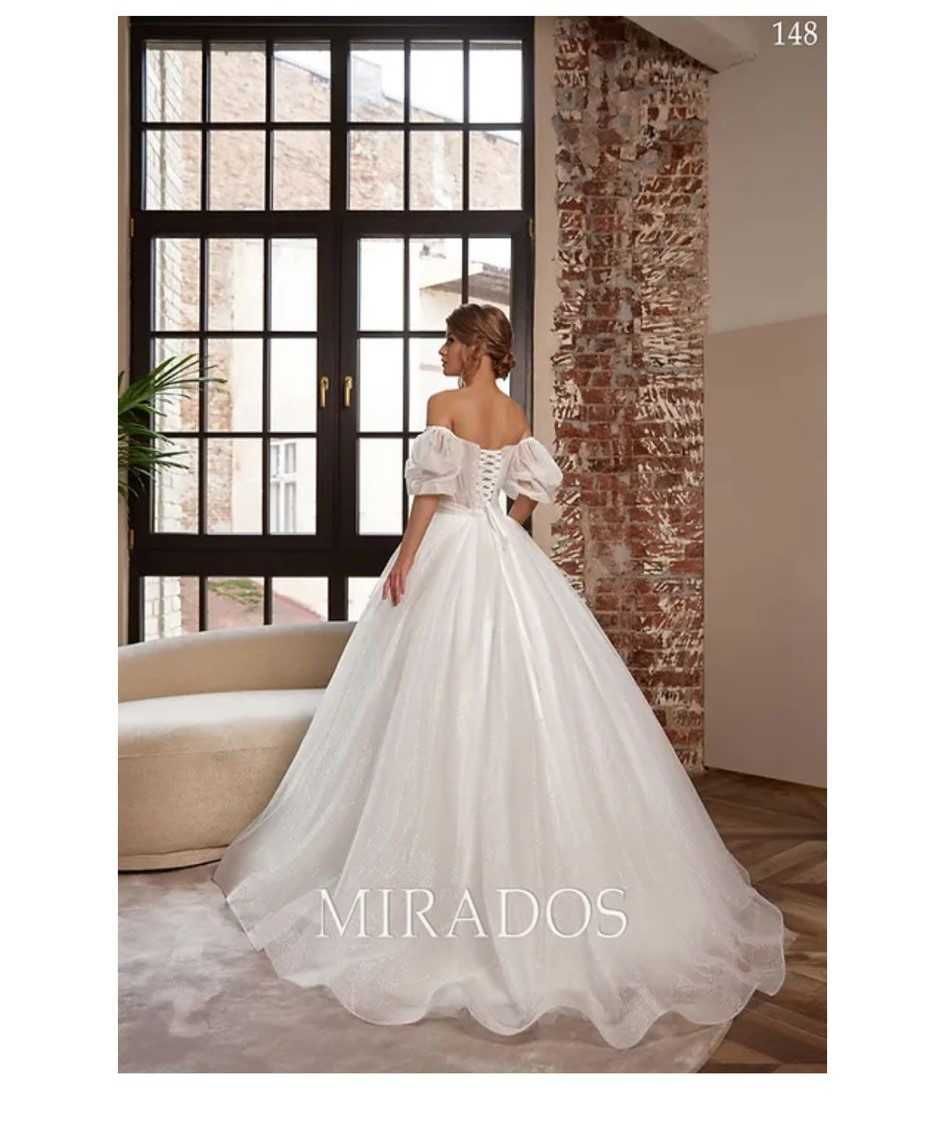 Rochie de Mireasă Diafană în Stil Printesă, Eden Bride, Colecția 2023