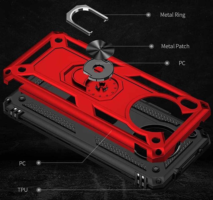 Husa hybrid ARMOR cu inel pentru Huawei Nova 8i , Nova 9