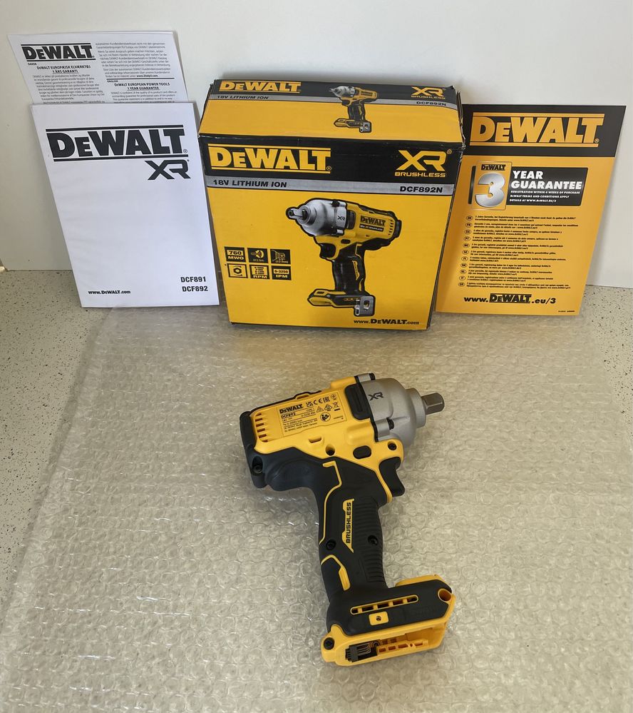 DeWALT DCF 892N XR. Impact cu Patrat, Original Nou-nout !
