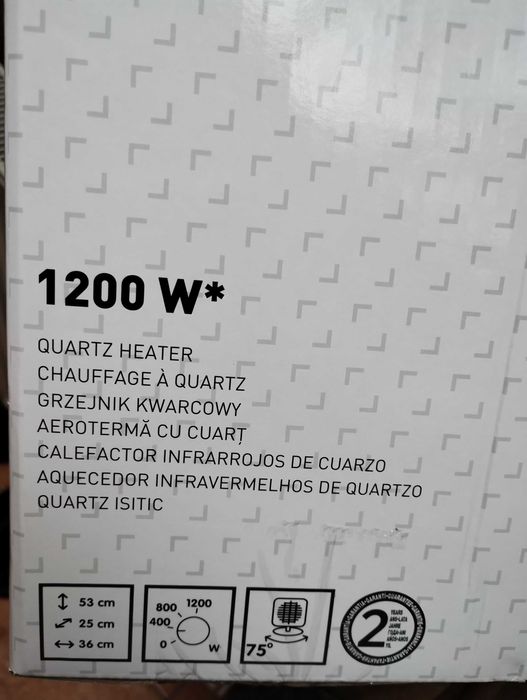 Vând Aeroterma cu cuart, sigilată