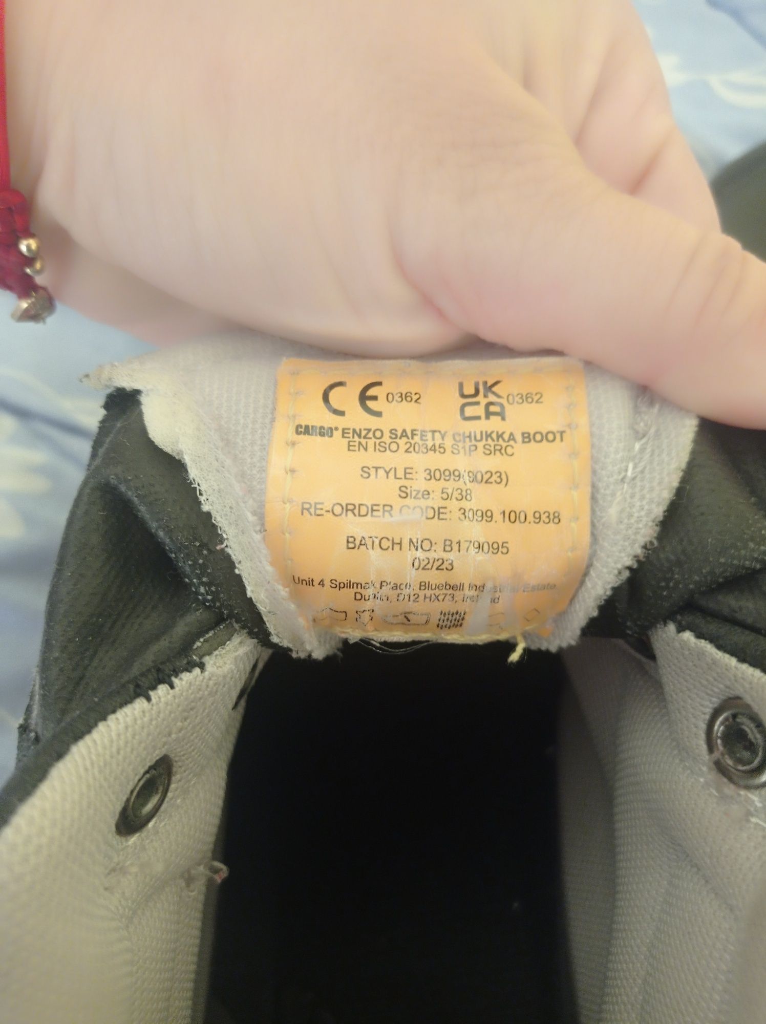 Bocanci safety boots nr 38