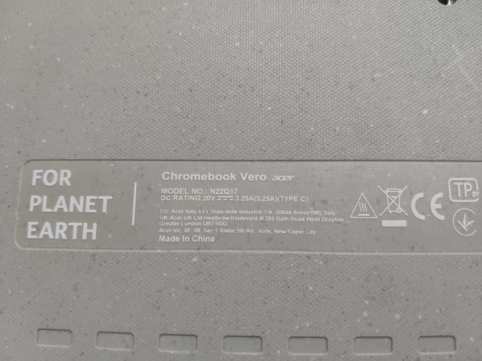 14'' FHD IPS Chromebook Aser Vero Core™ i5-1235U /8GB RAM /128GB SSD
