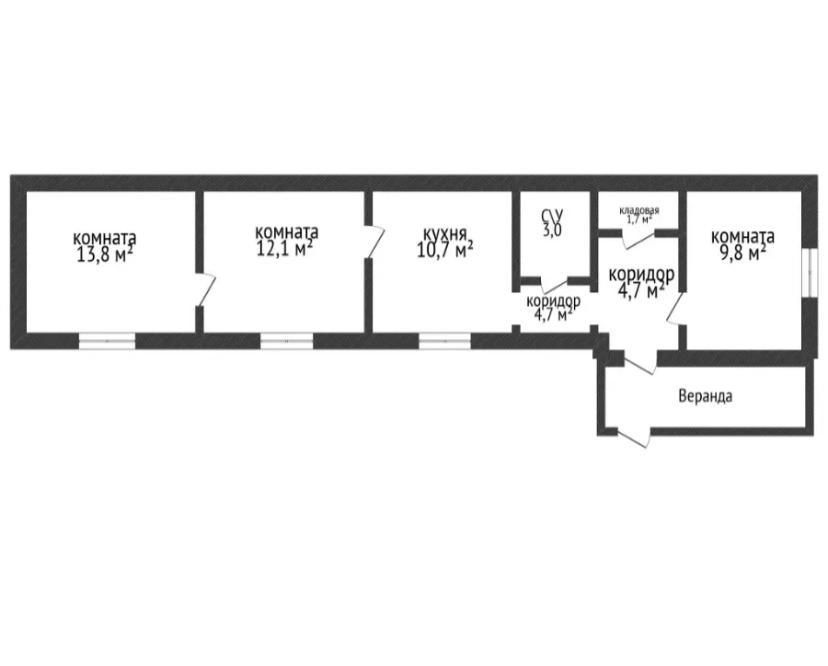 Продается уютный 3-комнатеый дом в г. Тобыл