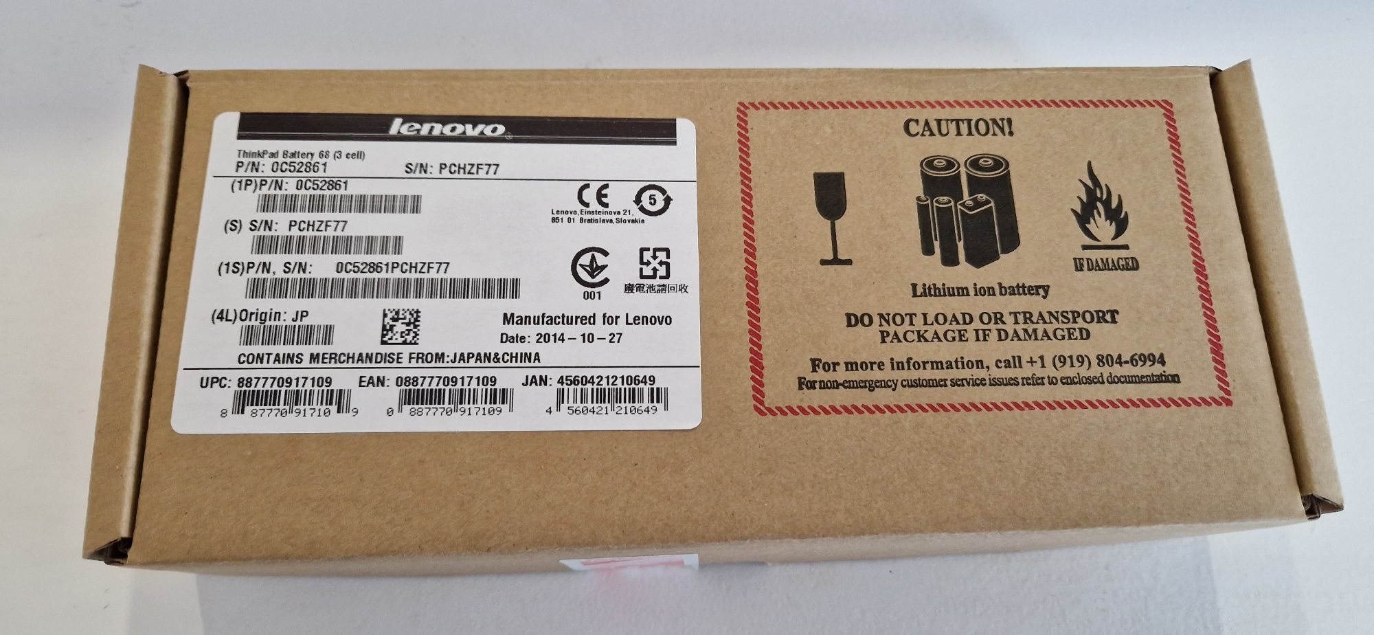 Vand Lenovo baterie acumulator laptop 0C52861 11.1V 2.09Ah 24Wh