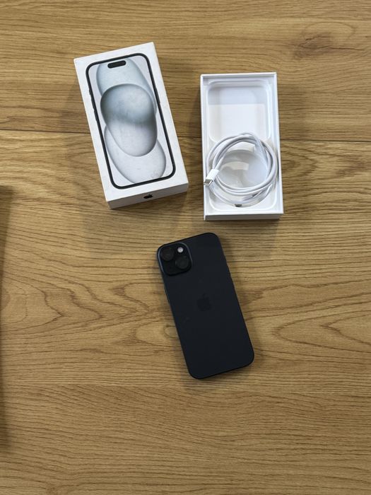 Бартер “нов” iPhone 15 128gb 21 зареждания