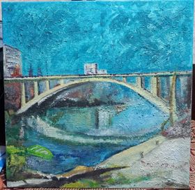 Картина АРТ Мост Валядолид Испания ръчна изработка