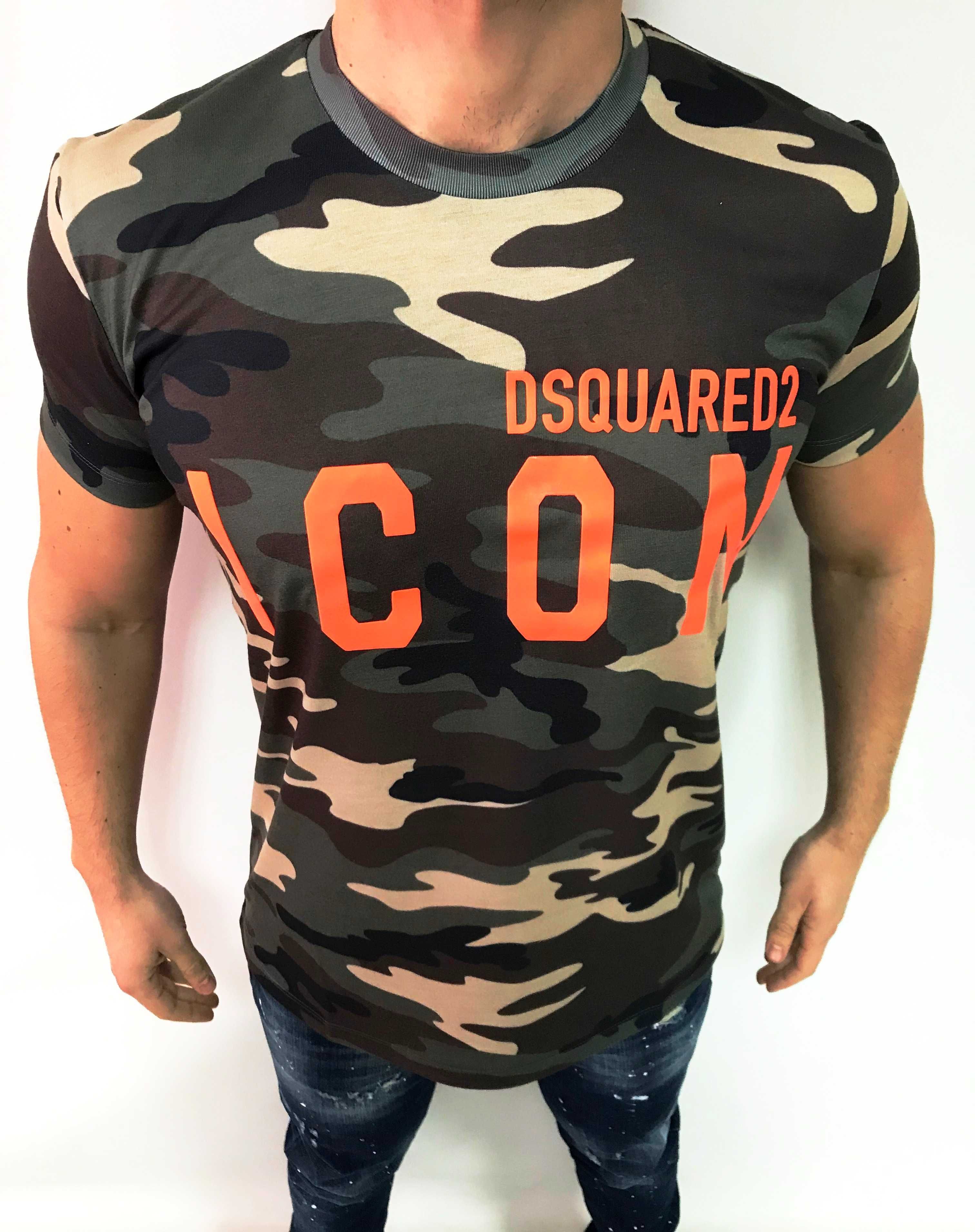 Мъжка тениска Dsquared Camouflage Icon !!!